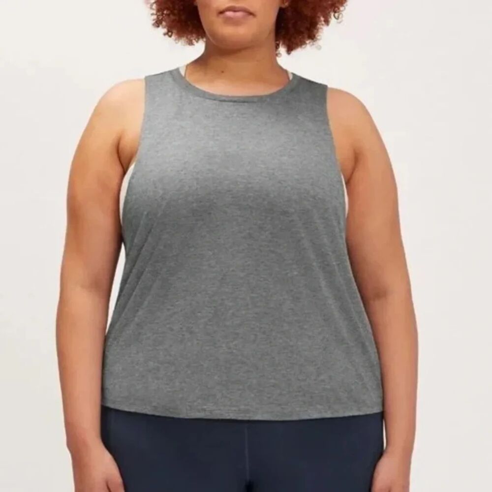 NWT Girlfriend Collective Gray Tank